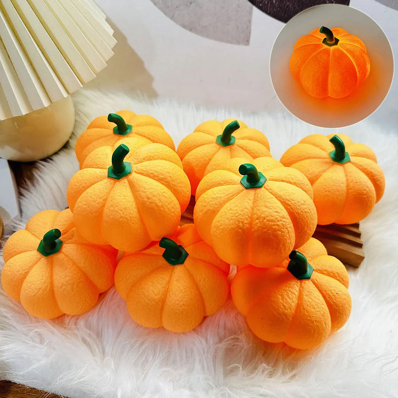 Pumpkin Halloween Decorative Night Light Bedroom Dormitory Creative Bedside Lights Eye Protection Deco Night Lamp